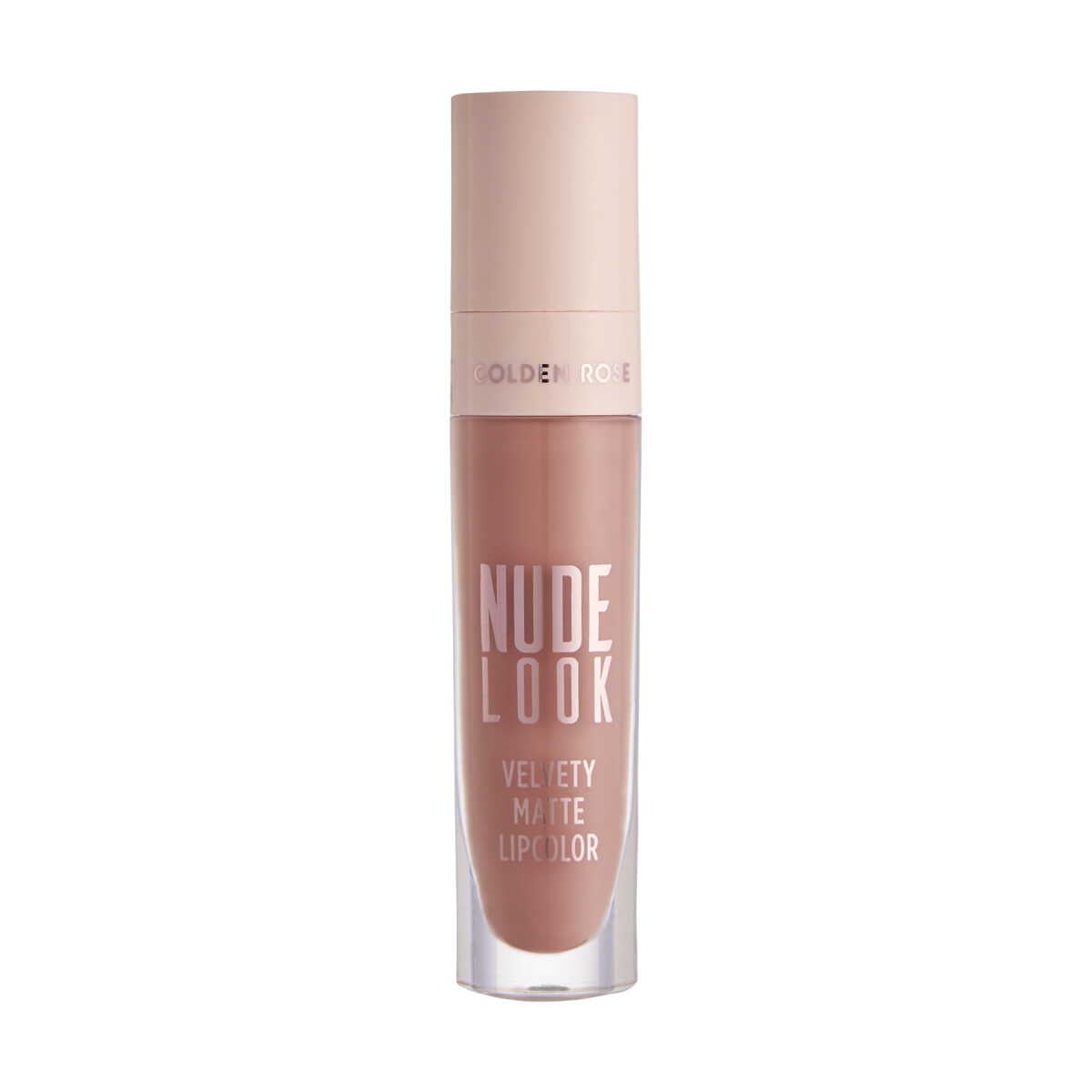 Рідка матова помада для губ Golden Rose Nude Look Velvety Matte Lipcolor 01 Just Nude, 5.5 мл